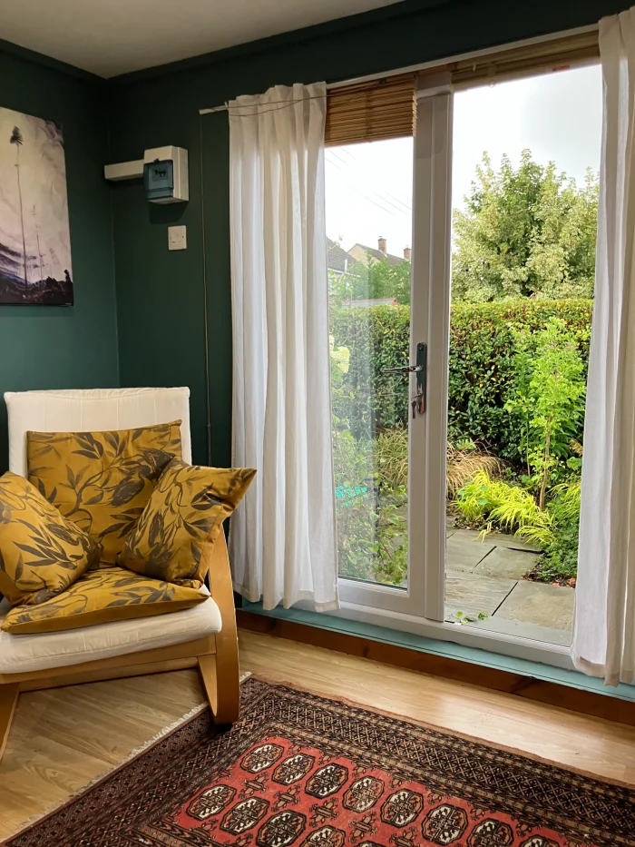 Psychotherapy and Counselling room in Wells, near Glastonbury, Somerset